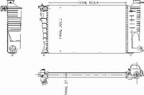 Ordonez 1020834809 - Radiateur, refroidissement du moteur cwaw.fr