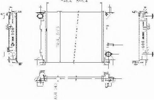 Ordonez 1020821809 - Radiateur, refroidissement du moteur cwaw.fr