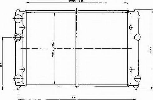 Ordonez 1020398801 - Radiateur, refroidissement du moteur cwaw.fr