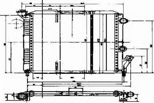 Ordonez 1020357815 - Radiateur, refroidissement du moteur cwaw.fr