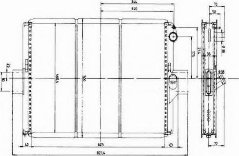 Ordonez 1020230811 - Radiateur, refroidissement du moteur cwaw.fr