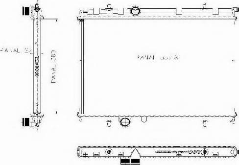 Ordonez 1020735815 - Radiateur, refroidissement du moteur cwaw.fr