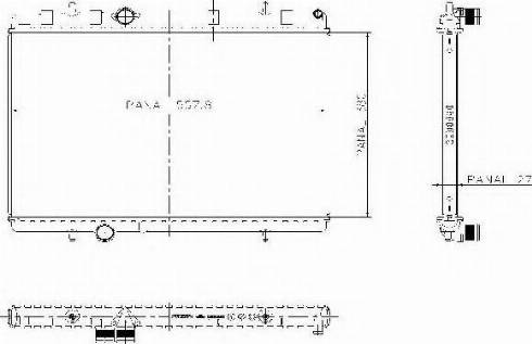 Ordonez 1020771815 - Radiateur, refroidissement du moteur cwaw.fr