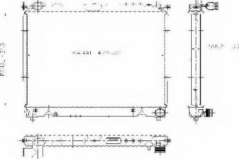 Ordonez 1020778803 - Radiateur, refroidissement du moteur cwaw.fr