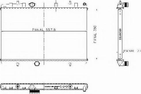 Ordonez 1020773815 - Radiateur, refroidissement du moteur cwaw.fr