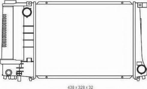 Ordonez 2065008 - Radiateur, refroidissement du moteur cwaw.fr