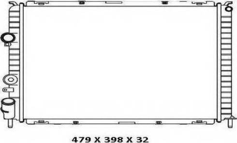 Ordonez 2065014 - Radiateur, refroidissement du moteur cwaw.fr