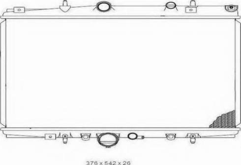 Ordonez 2065013 - Radiateur, refroidissement du moteur cwaw.fr