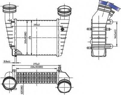 Ordonez 2066523 - Intercooler, échangeur cwaw.fr