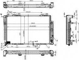 Ordonez 2066020 - Radiateur, refroidissement du moteur cwaw.fr