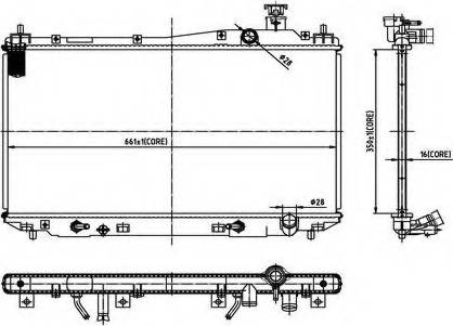 Ordonez 2066023 - Radiateur, refroidissement du moteur cwaw.fr