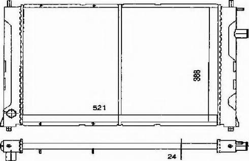 Ordonez 2060192 - Radiateur, refroidissement du moteur cwaw.fr