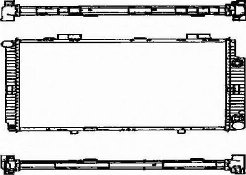 Ordonez 2060149 - Radiateur, refroidissement du moteur cwaw.fr