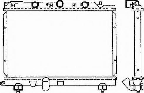 Ordonez 2060169 - Radiateur, refroidissement du moteur cwaw.fr