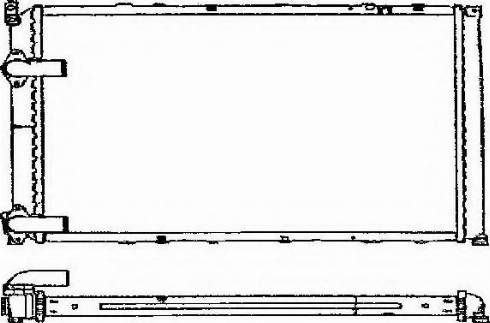 Ordonez 2060168 - Radiateur, refroidissement du moteur cwaw.fr