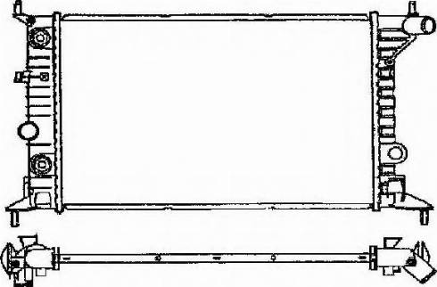 Ordonez 2060162 - Radiateur, refroidissement du moteur cwaw.fr