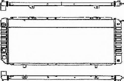 Ordonez 2060139 - Radiateur, refroidissement du moteur cwaw.fr