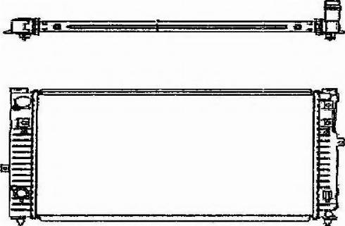 Ordonez 2060136 - Radiateur, refroidissement du moteur cwaw.fr