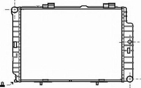 Ordonez 2060253 - Radiateur, refroidissement du moteur cwaw.fr