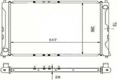 Ordonez 2060266 - Radiateur, refroidissement du moteur cwaw.fr