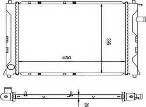 Ordonez 2060215 - Radiateur, refroidissement du moteur cwaw.fr