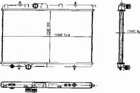 Ordonez 2062025 - Radiateur, refroidissement du moteur cwaw.fr