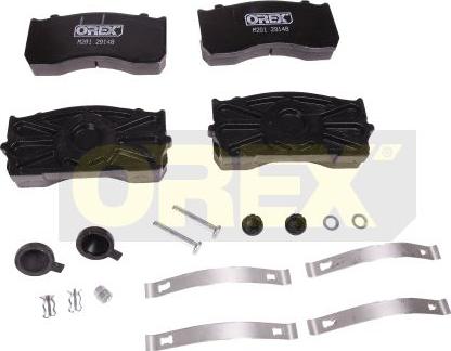 Orex 242009 - Kit de plaquettes de frein, frein à disque cwaw.fr