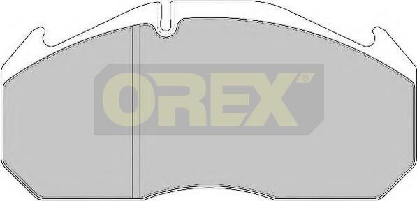 Orex 242008 - Kit de plaquettes de frein, frein à disque cwaw.fr