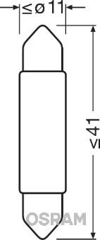 Osram 6441CW-01B - Ampoule, éclairage intérieur cwaw.fr