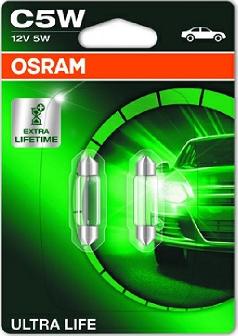 Osram 6418ULT-02B - Ampoule, feu éclaireur de plaque cwaw.fr