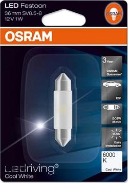 Osram 6436CW-01B - Ampoule, éclairage intérieur cwaw.fr