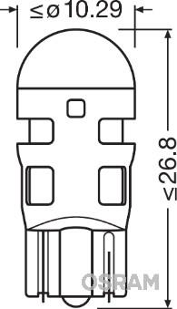 Osram 2880R-02B - Ampoule, éclairage intérieur cwaw.fr