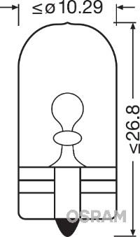 Osram 2825HCBI - Ampoule, feu clignotant cwaw.fr