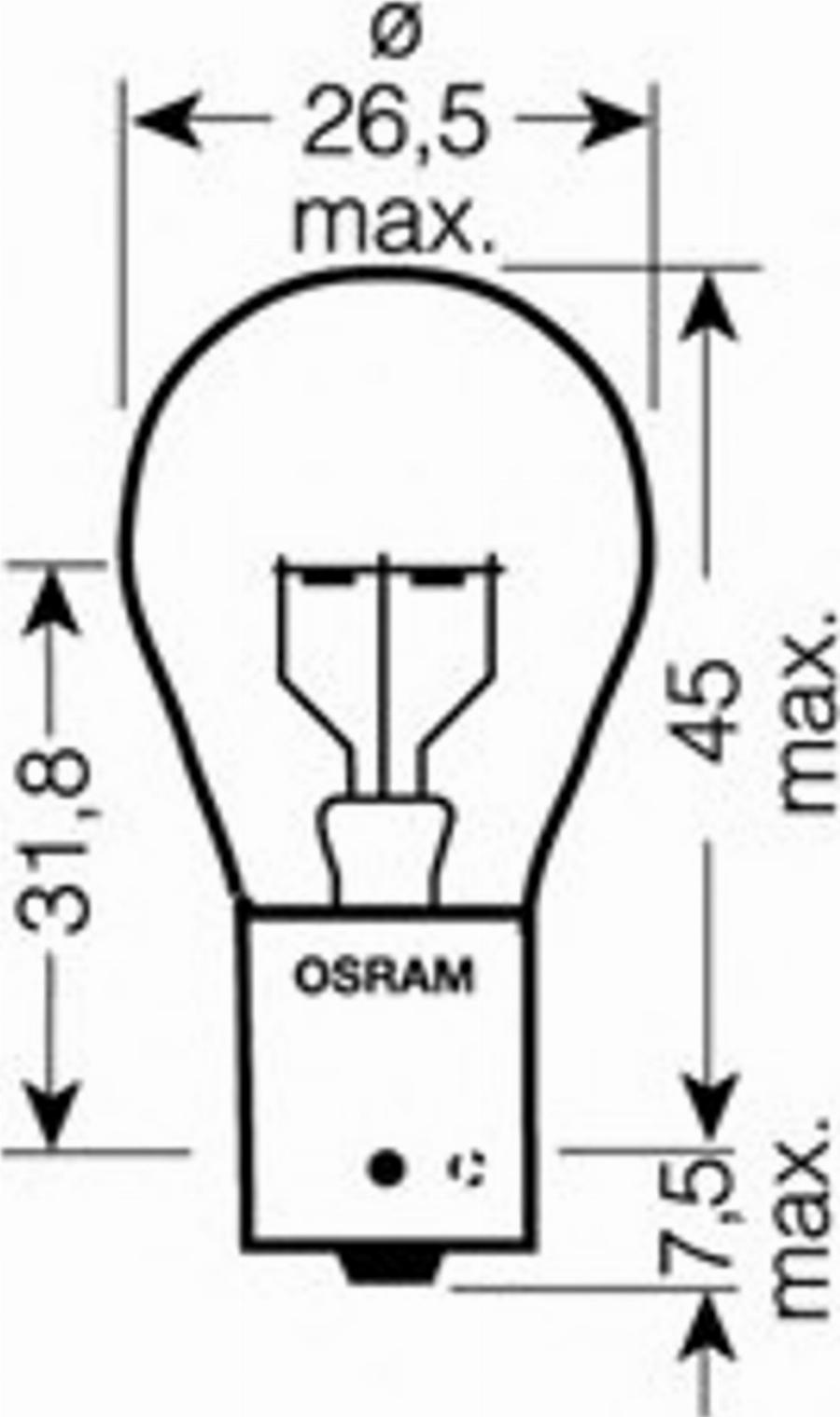 Osram 7511LTS - Ampoule, feu clignotant cwaw.fr