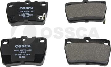 OSSCA 24590 - Kit de plaquettes de frein, frein à disque cwaw.fr