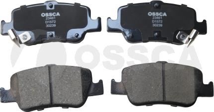 OSSCA 23461 - Kit de plaquettes de frein, frein à disque cwaw.fr