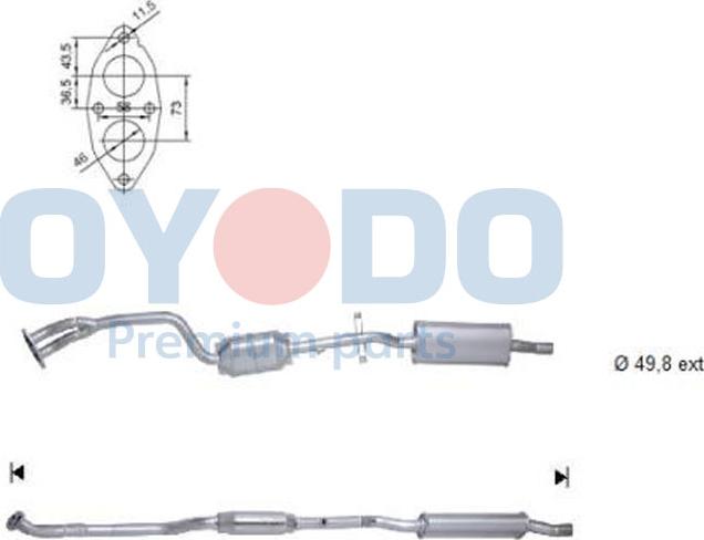 Oyodo 10N0026-OYO - Catalyseur cwaw.fr