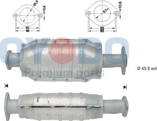 Oyodo 10N0136-OYO - Catalyseur cwaw.fr