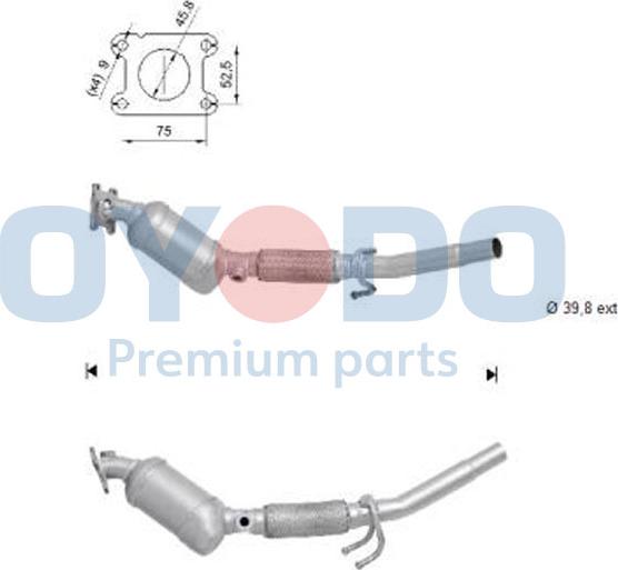 Oyodo 10N0123-OYO - Catalyseur cwaw.fr