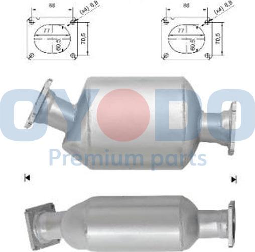 Oyodo 20N0030-OYO - Filtre à particules / à suie, échappement cwaw.fr