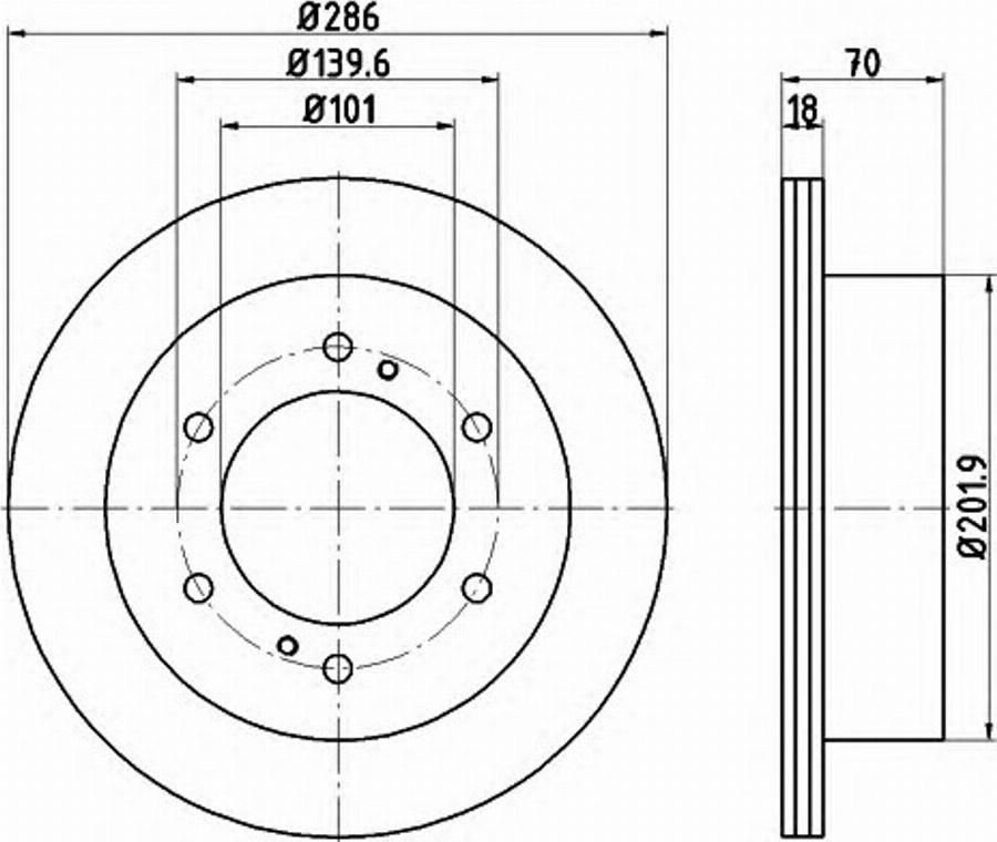 Pagid 54983PRO - Disque de frein cwaw.fr