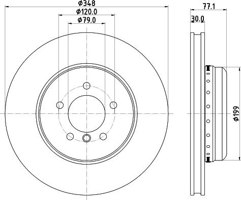 Pagid 54418 - Disque de frein cwaw.fr