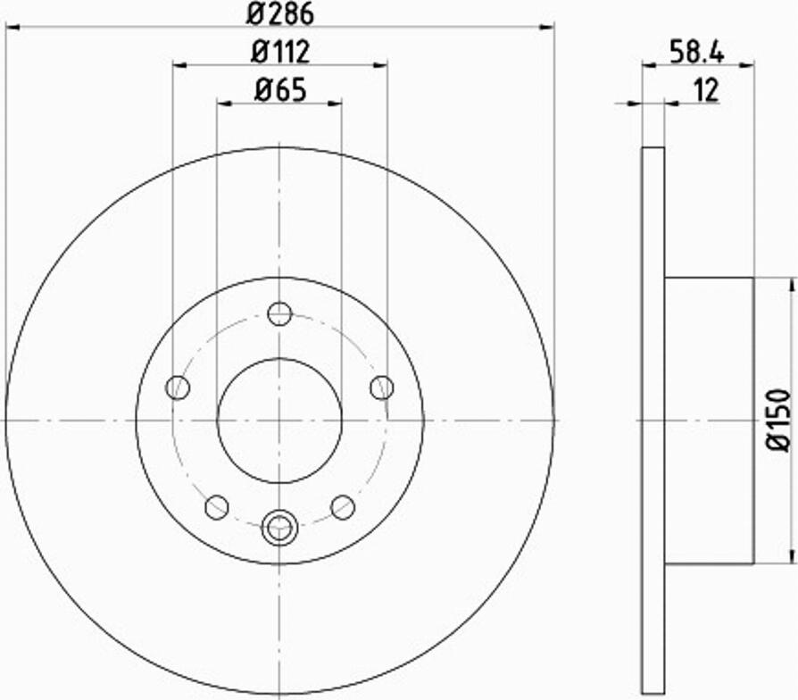 Pagid 54594PRO - Disque de frein cwaw.fr