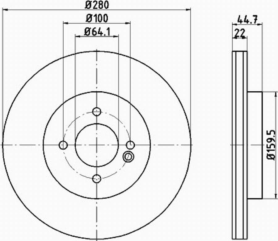 Pagid 54579PRO - Disque de frein cwaw.fr