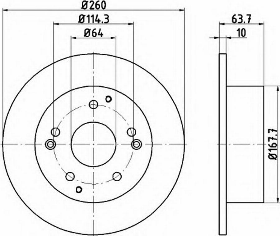 Pagid 54697PRO - Disque de frein cwaw.fr