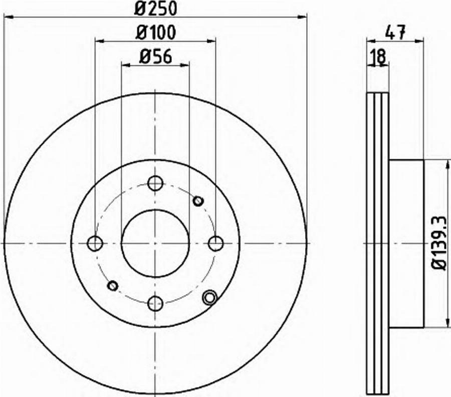 Pagid 54846PRO - Disque de frein cwaw.fr