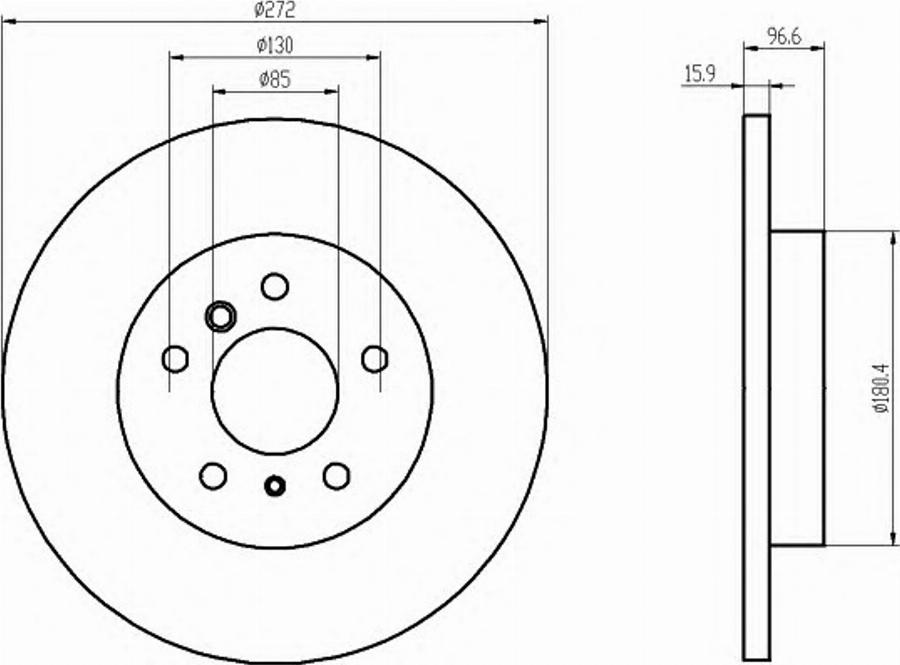 Pagid 54376PRO - Disque de frein cwaw.fr