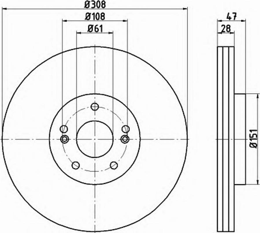 Pagid 54740PRO - Disque de frein cwaw.fr