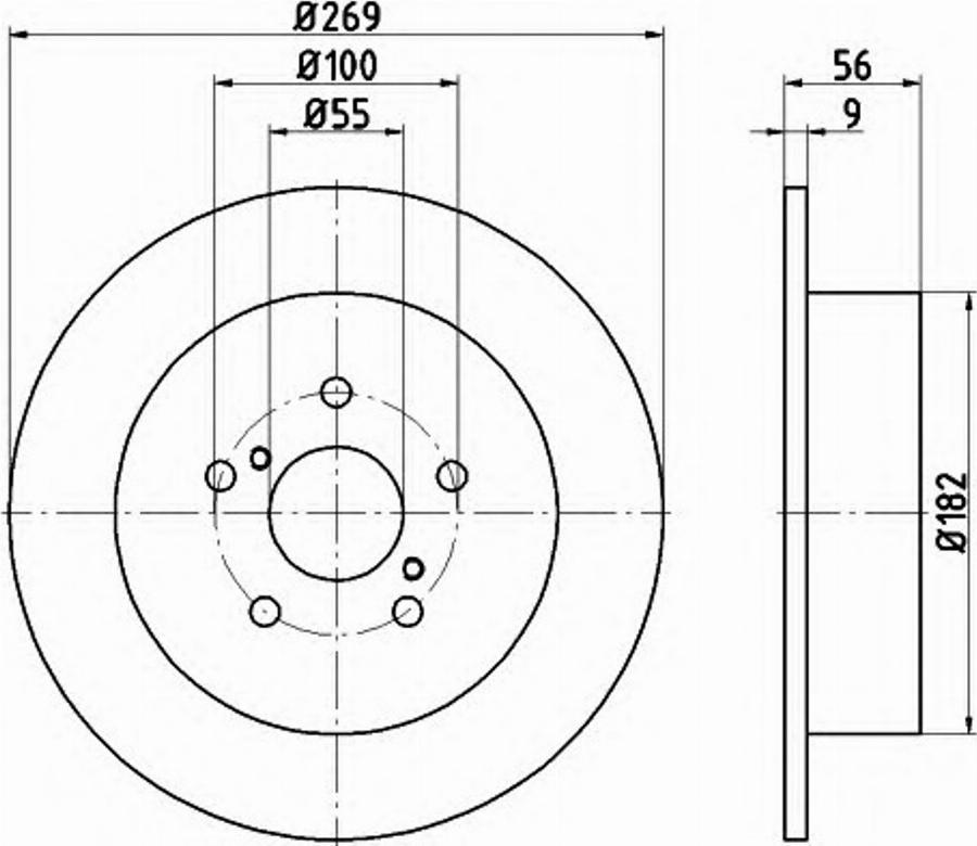 Pagid 54704PRO - Disque de frein cwaw.fr