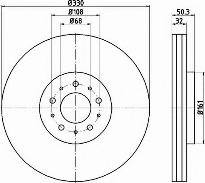 Pagid 54781PRO - Disque de frein cwaw.fr